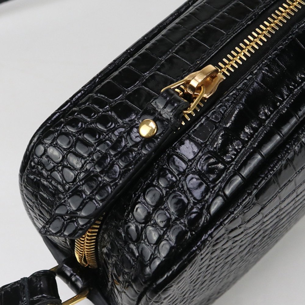 SAINT LAURENT Women's Crossbody Shoulder Bag 612544 Lou in Black - Picture 7 of 8